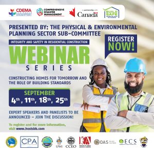 CDEMA PEPSSC Integrity and Safety in Residential Construction Webinar Series @ Zoom